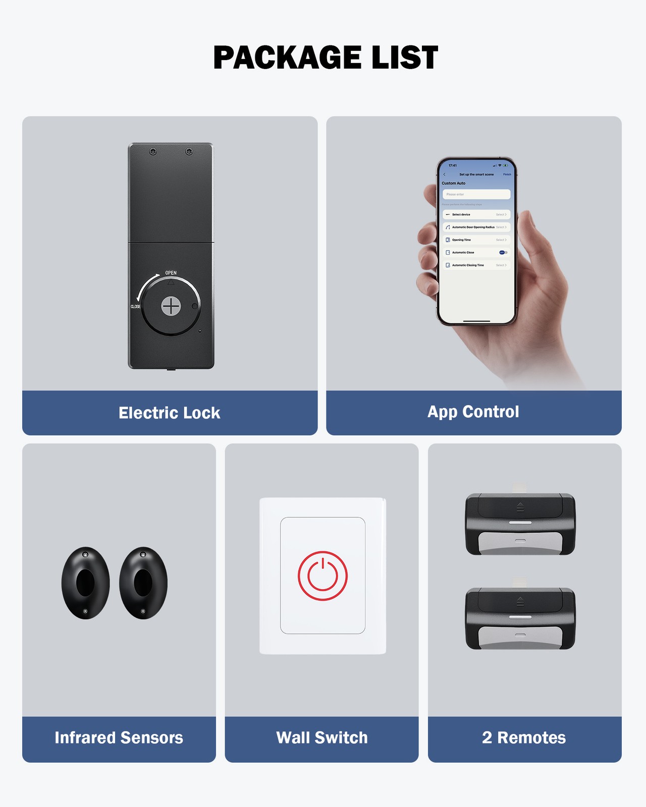 ZUMI Automatic Wall Mount App-Control Garage Door Opener Wall Switch IR Sensors