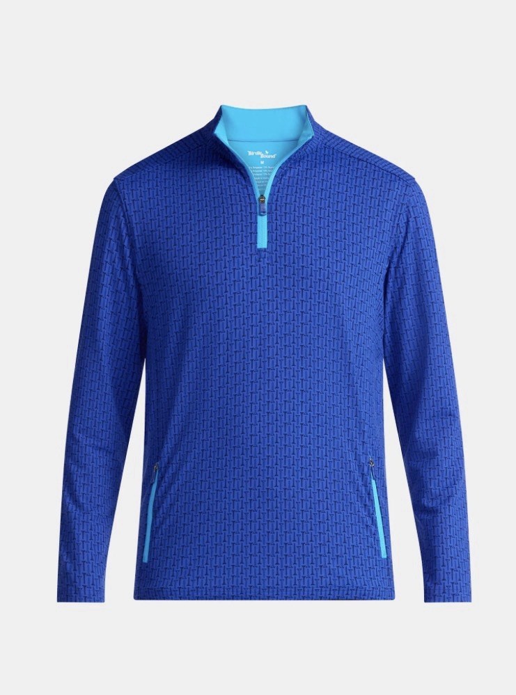 Shirt Long Sleeve Blue Pullover