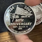 1 oz Silver Round : 2004 SHELBY NC Cleveland County Fair