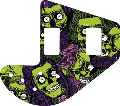 WD Custom Pickguard For Gibson 1975-1983 Ripper Bass #GHA02 Zombeard Graphic