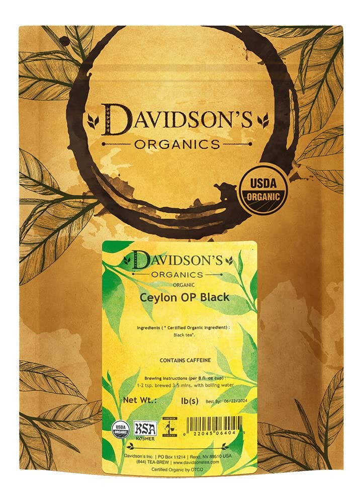 Bulk, Ceylon Op Black, 1 Lb Bag 16 Ounce (pack Of 1), Black