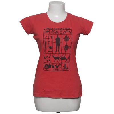 Fairline, T-shirt, Größe: M, Rot, Bio-Baumwolle, Print, Damen #ORG