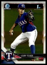 2018 Bowman Draft Chrome Leury Tejada Texas Rangers #BDC-174