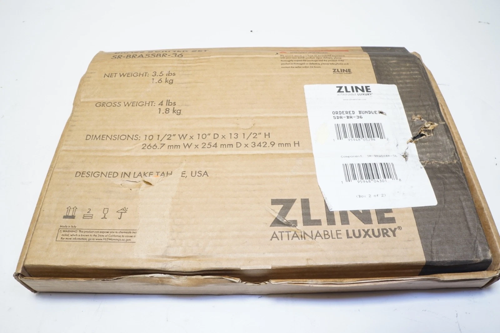 New ZLINE Professional Range 5 Brass Burners (SR-BRASSBR-36) Ships FREE
Opens in a new window or tab