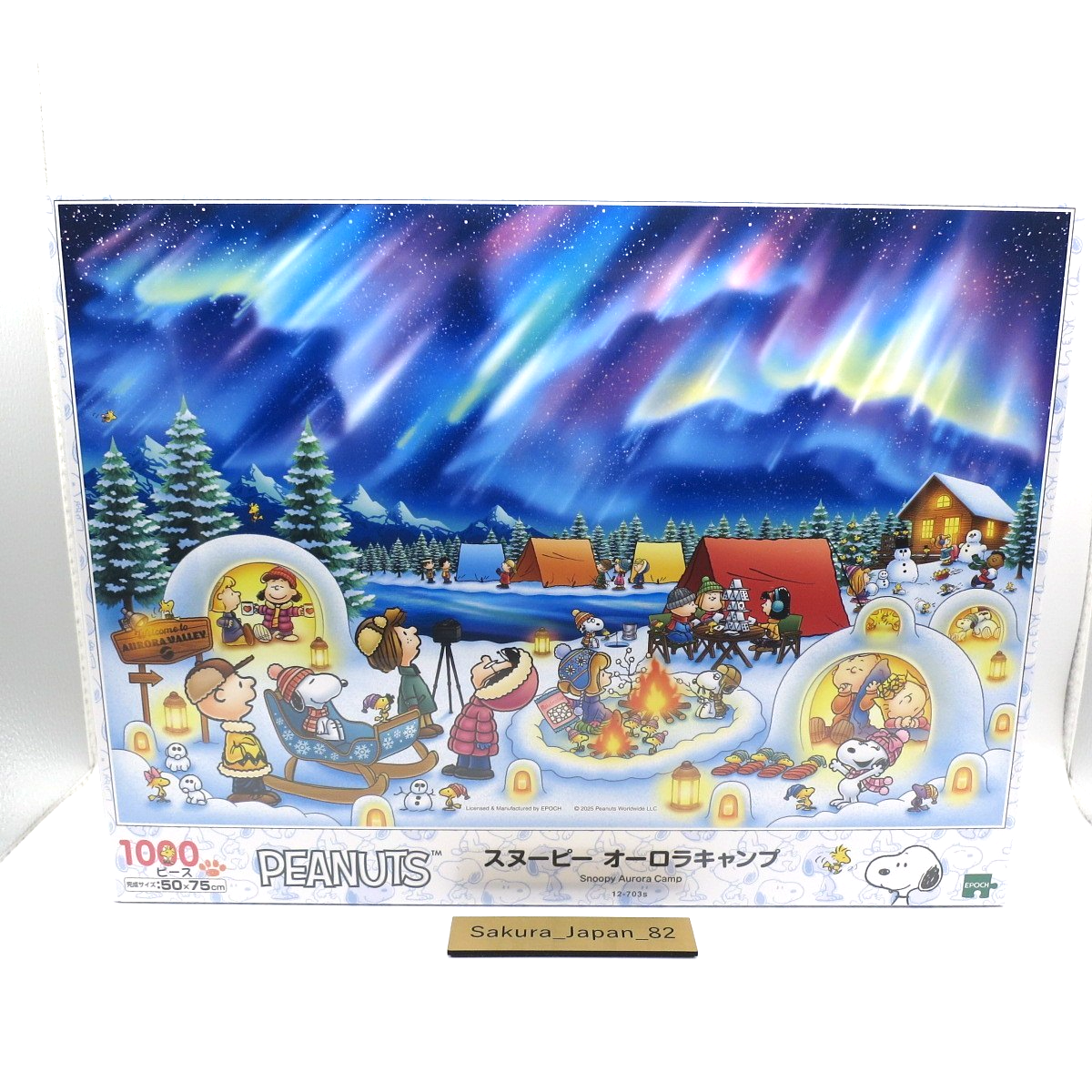 Jigsaw Puzzle Peanuts Snoopy Aurora Camp 1000 pieces Epoch New Release Dec  13 | eBay