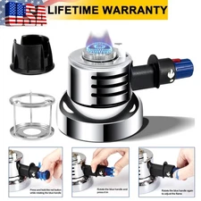 Portable Mini Butane Stove w/ Furnace Stand Adjustable Flame Small Butane Stove