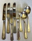 New ListingGorham Etruscan Sterling Silver Partial Service for 2 Mono D – 8 Pc Estate Set