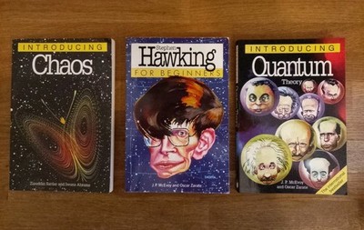 BOOK - X3 Science For Beginners Books Stephen Hawking Paperback Books Bundle 