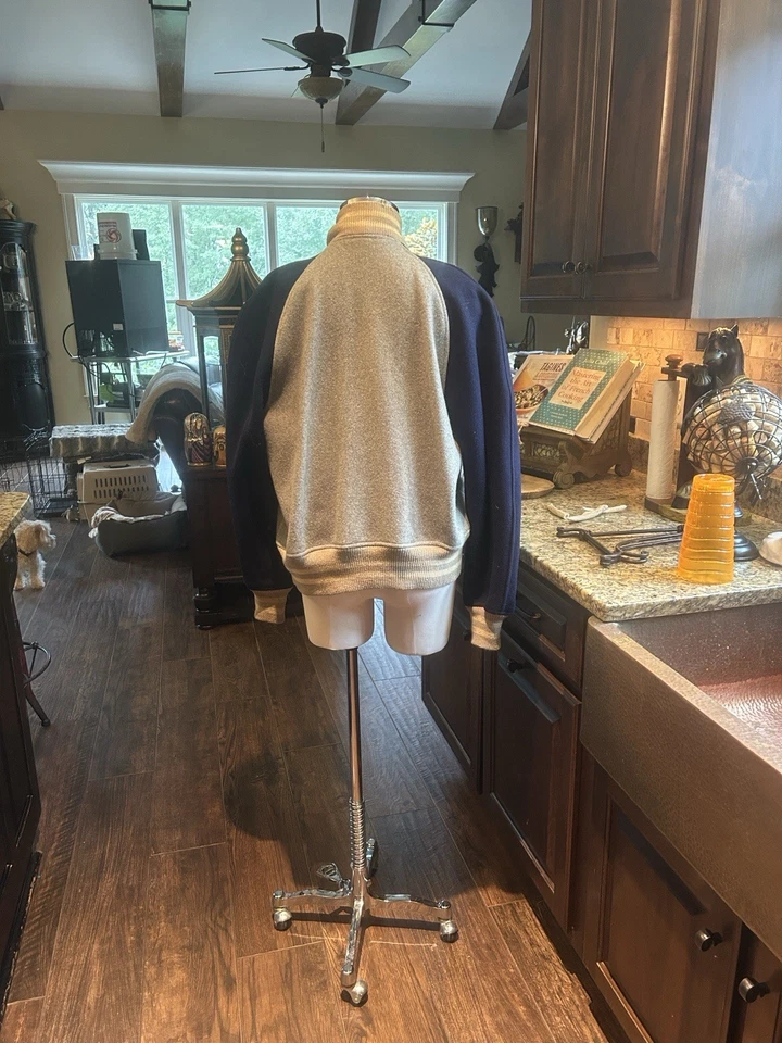 Vintage Hatcher’s 100% Wool Varsity letterman Basketball jacket Sz M GVC - Image 4 of 4