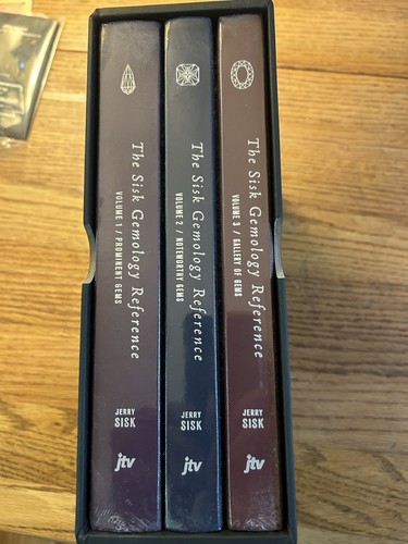 The Sisk Gemology Reference Books by Jerry Sisk Complete Set of 3 New Unused
