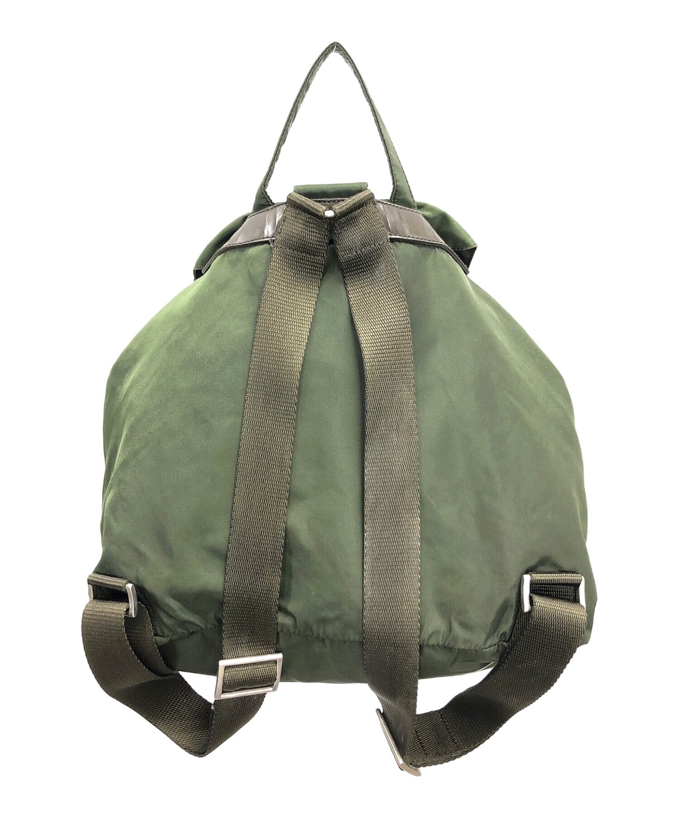 Prada Backpack Daypack Triangle Logo Tessuto Nylo… - image 4