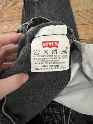 イ*ケ様 80s 90s levi's 501 メイドインu.s.a.製 Vintage 80s 90s Levi's 501 Black Jeans – Made in USA WPL 423 (Size