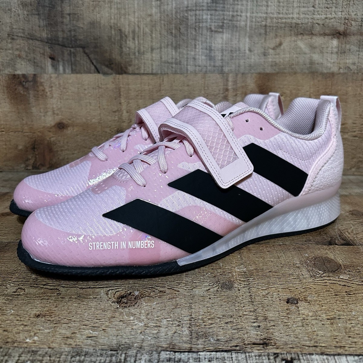 Adidas Adipower 3 Pink Men Size 10.5 Weightlifting Gym Shoes JP9873 New Adidas Adipower 3 Pink Weightlifting Gym | Mercari main image 3