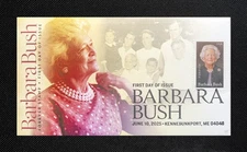 2025 Barbara Bush Forever Stamp FDC: Design 1/4: Family - Cachets Ciccolella
