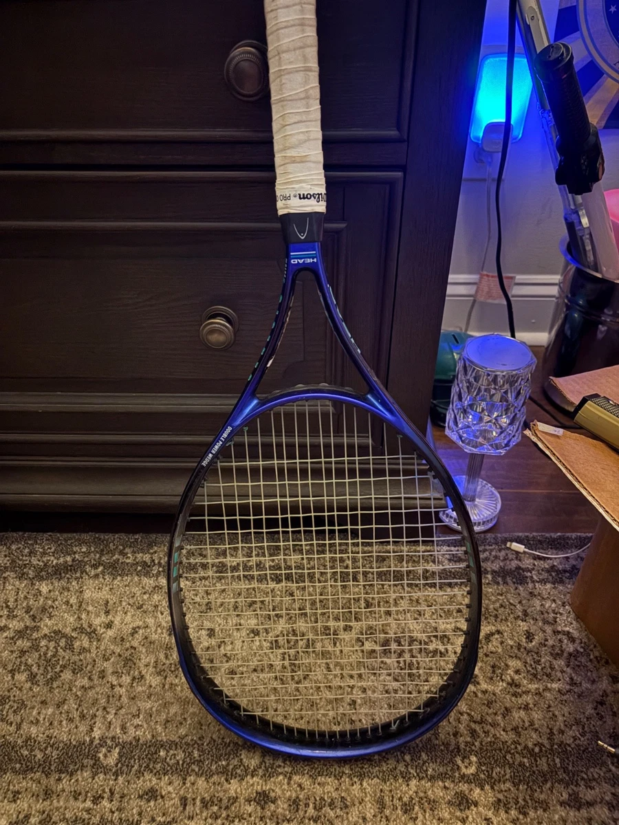 Raquette De Tennis Head 660 Genesis D'occasion - Taille De Grip 4 5/8" - Modèle Autrichien Avec Double Power Wedge