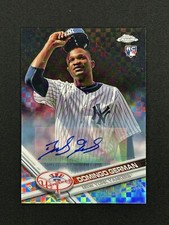 2017 Topps Chrome Update Domingo German X-Fractor RC Auto /99 Yankees