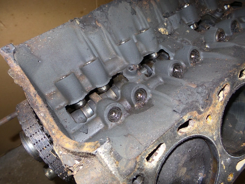 Pontiac 1980 transmisión automática coche de ritmo 4,9 L turbo motor bloque 301 V8 GM 10009192 Foto 3 de 4