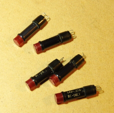 Chicago Miniature CM44-005 Red Indicator 14.0V 0.01A, DC Only - New, Lot of 5