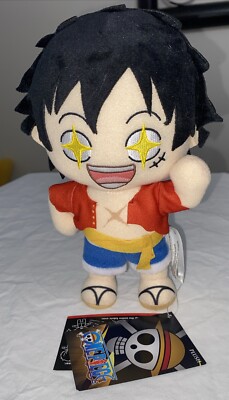 One Piece Luffy Plush Toy Monkey D Luffy Soft Stuffed Doll Plushie New 