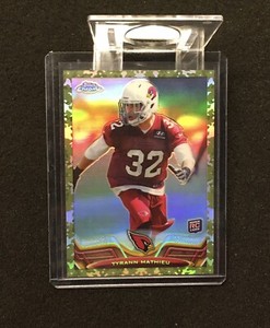 Tyrann Mathieu 2013 Topps Chrome #4 Arizona Cardinals RC Camo Refractor 438/499