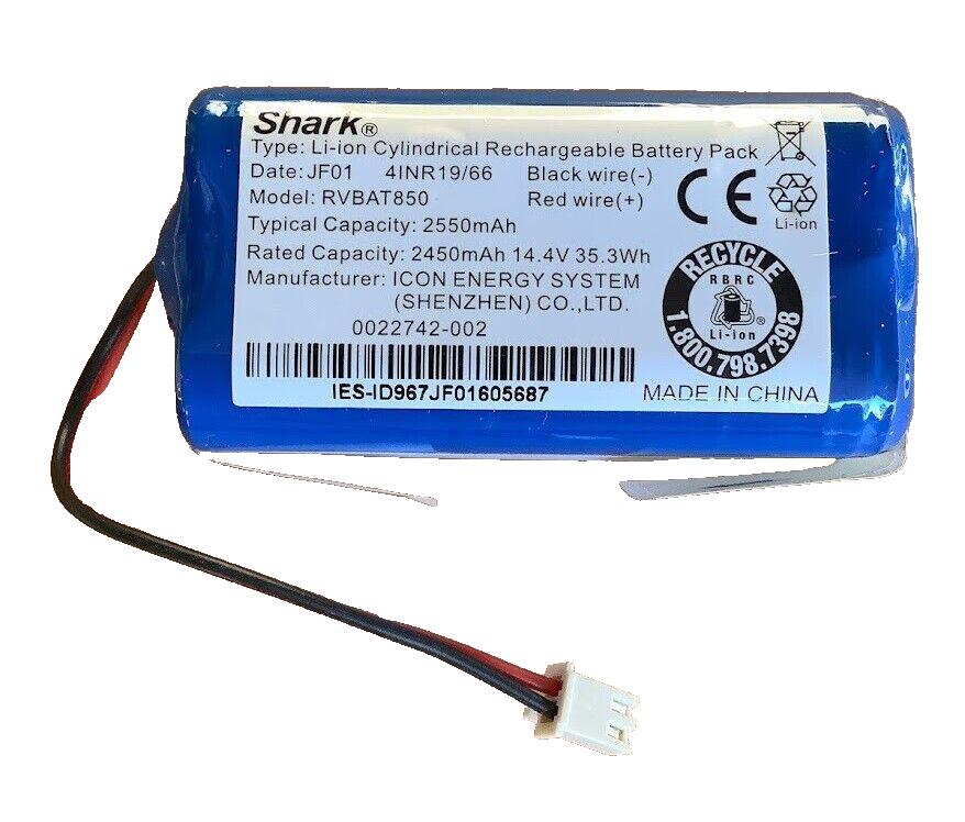Replacement 3000mAh Li-ion Battery For Shark Ion Robot RV761, RV763, RV764, RV765, RV771 & More