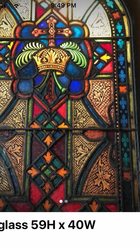 stained glass window