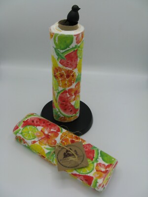 NEW unpaper towels cloth 12 reuseable wipes fruit pineapple watermelon cocktail