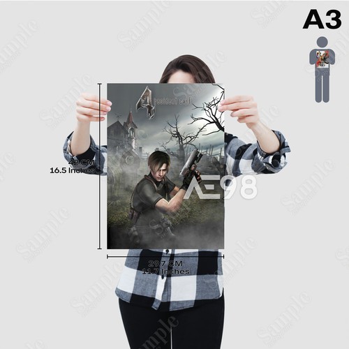 Resident Evil Video Game Poster Art Print Wall Home Room Decor CAPCOM PS XBOX PC - Picture 180 of 279