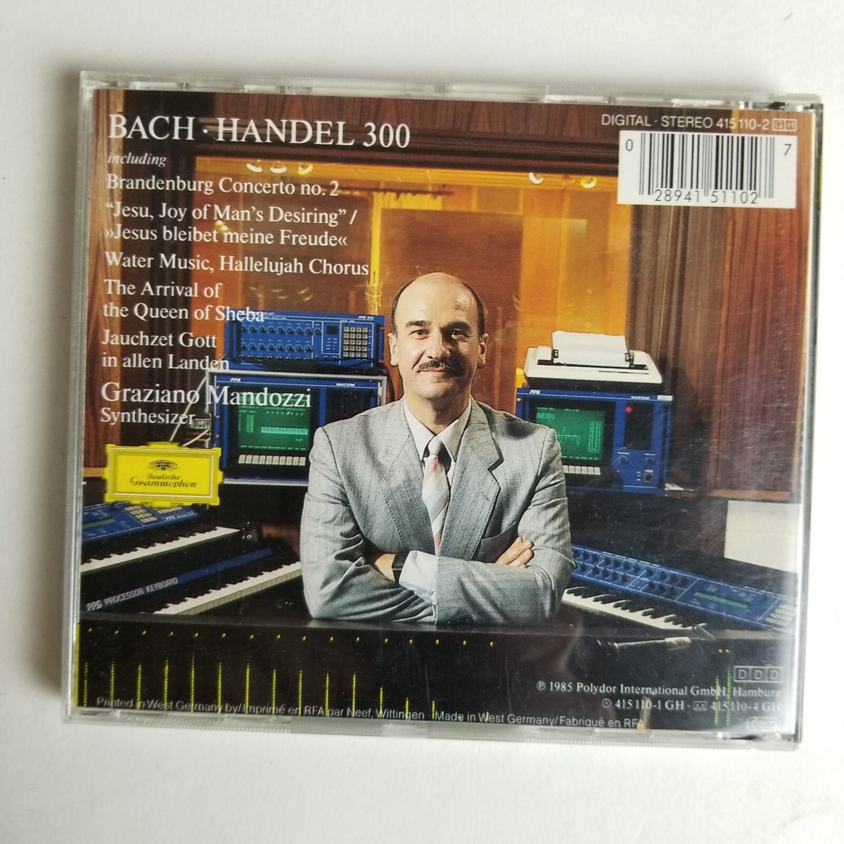 Bach Handel 300 Graziano Mandozzi CD 415 110-2 | eBay