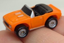 Vintage Micro Machines '68 Chevrolet Camaro Convertible Orange 1987 Galoob
