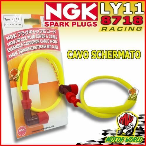 Pipetta Candela Ngk Pipetta Con Cavo Candela NGK CR4 RAC Compatibile Piaggio Ape 50 Rst Mix - Foto 2