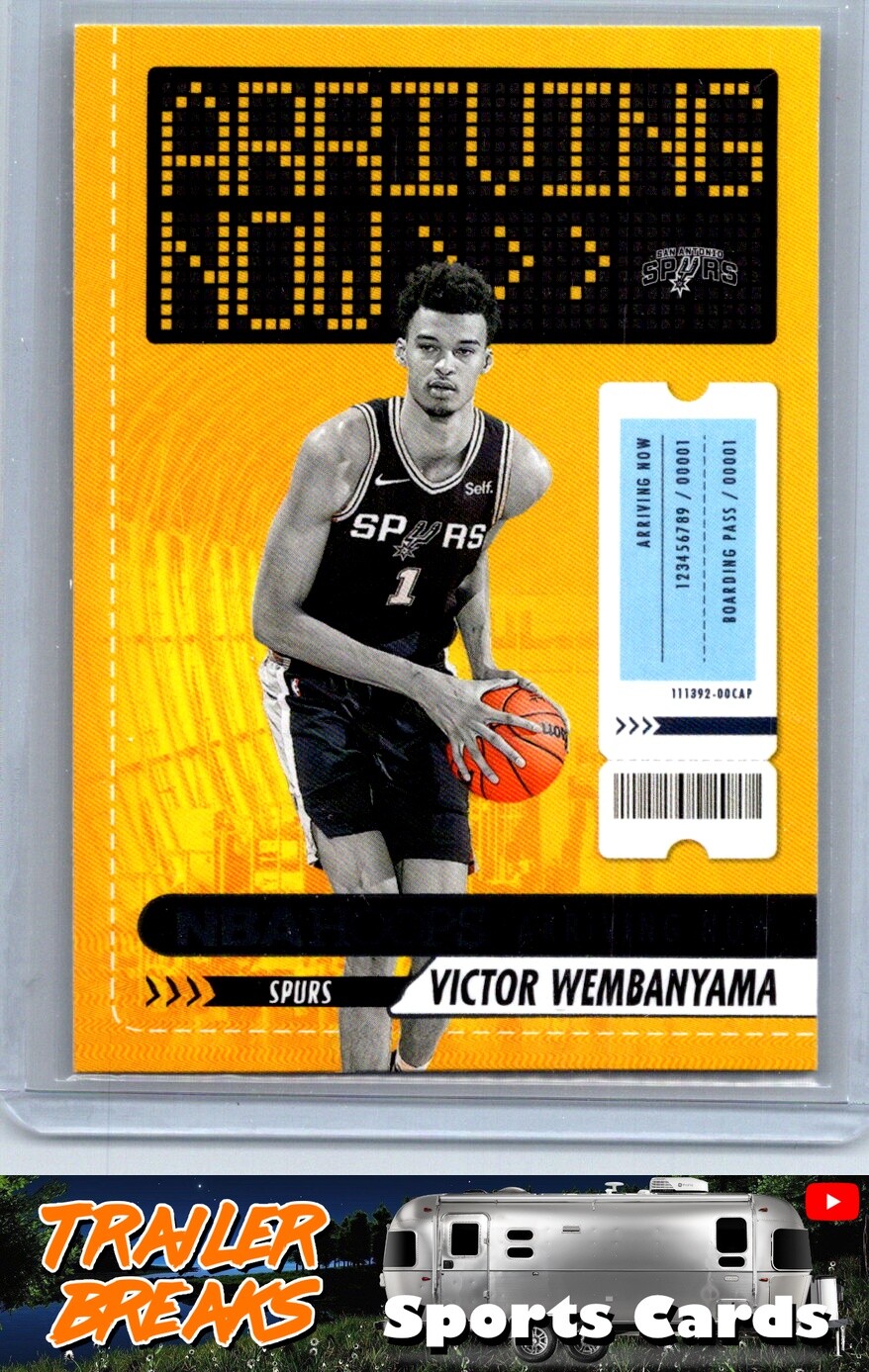 2023-24 Hoops #26 Victor Wembanyama Arriving Now