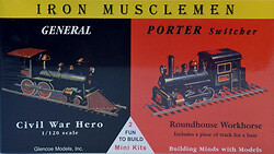 Glencoe 3603 - 1/120 - Lokomotiven General und Porter Switcher (2er Set)  - Neu