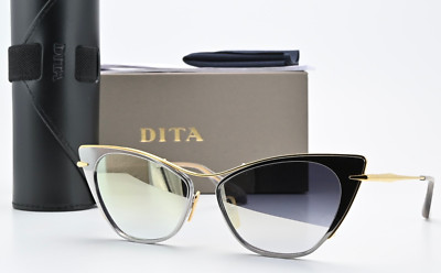 DITA Sonnenbrille Dita Van Teese DTS522-56-03 GLD PLD Glanz Gold Cat Eye Luxus