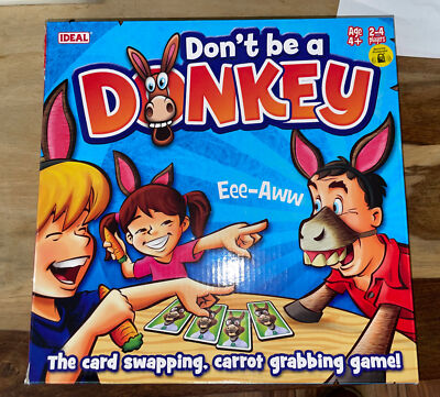 Don't Be A Donkey Brettspiel IDEAL schön & vollständig TOP Familienspaß SPASS WEIHNACHTEN