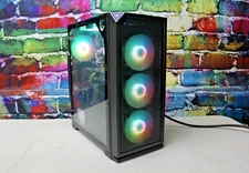 Custom RGB Gaming Desktop PC Intel Core i7 3.40 Quad 32 GB SSD Nvidia RTX 5060