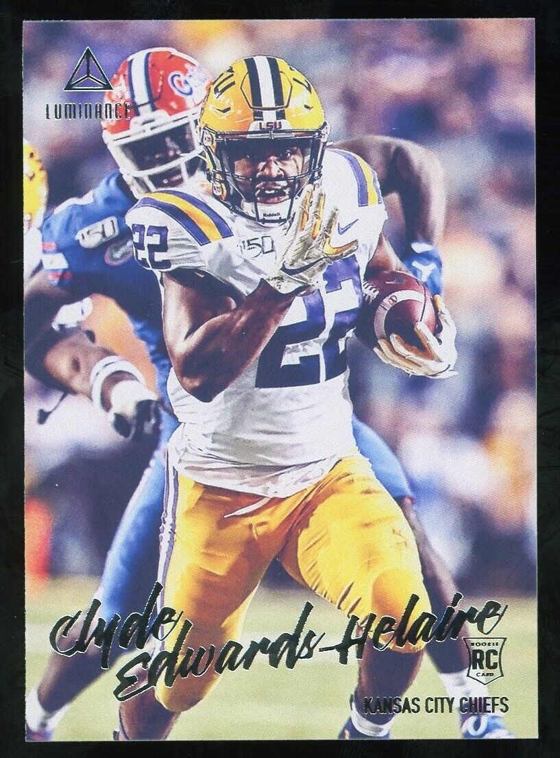2020 Panini Luminance Clyde Edwards-Helaire Rookie Chiefs RC #125
