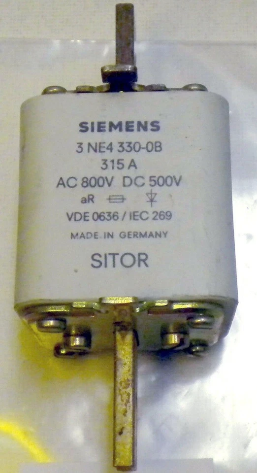 Siemens Fuse 3 NE4 330-OB 315A 800V - Image 3 of 3