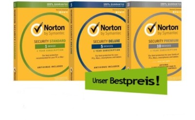 Norton 360 kein ABO 10 D - 1 Y Premium  für 10 Geräte PC MAC Android iOS  2026