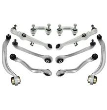 Sway Bar End Link Upper and Lower Control Arm Ball Joint Kit For A4 A6 Passat