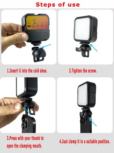 Mobile Phone Fill Light Fixed Clip, Beauty Light Semi - Circular Clip USA Seller - 第 6/9 張圖片