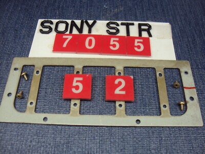 Sony STR 7055 Receiver Heat Sink Bottom Mounting Bracket & Mounting Screws.