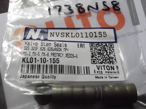 Valve stem oil seal set of 16 inlet exhaust for Mazda MX-5 MX5 mk1 mk2 Nippon - Picture 2 of 3