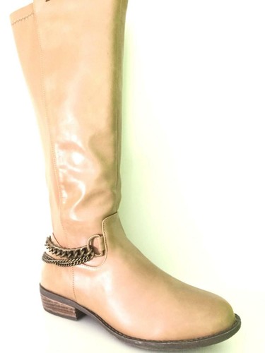 SCARPE STIVALI STIVALE DONNA TRENDY TOO ZIBI180 ECO PELLE TAUPE ORIGINALE  AI NEW | eBay