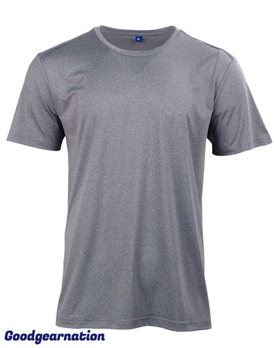 Men's Cool Dry T-shirt Cationic Short Tee Cool Dry Fit Breathable Side Mesh TS45 - Picture 4 of 16