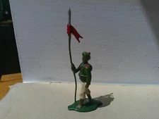 Comet Authenticast, Indian Army repainted 54mm lead soldier, TD