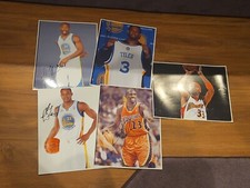 lot 5 golden state warriors signed 8x10 photos Nba basketball 8x10s autographed 