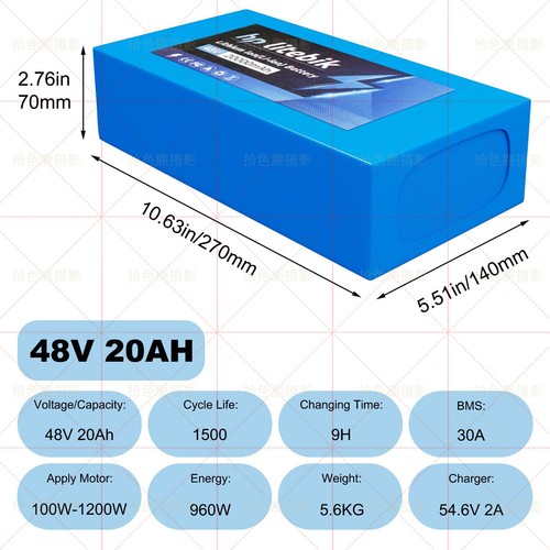 36V 48V 8/10/14/20AH Lithium Battery BMS For 100W-2000W Ebike Electric Bicycle - Picture 43 of 63