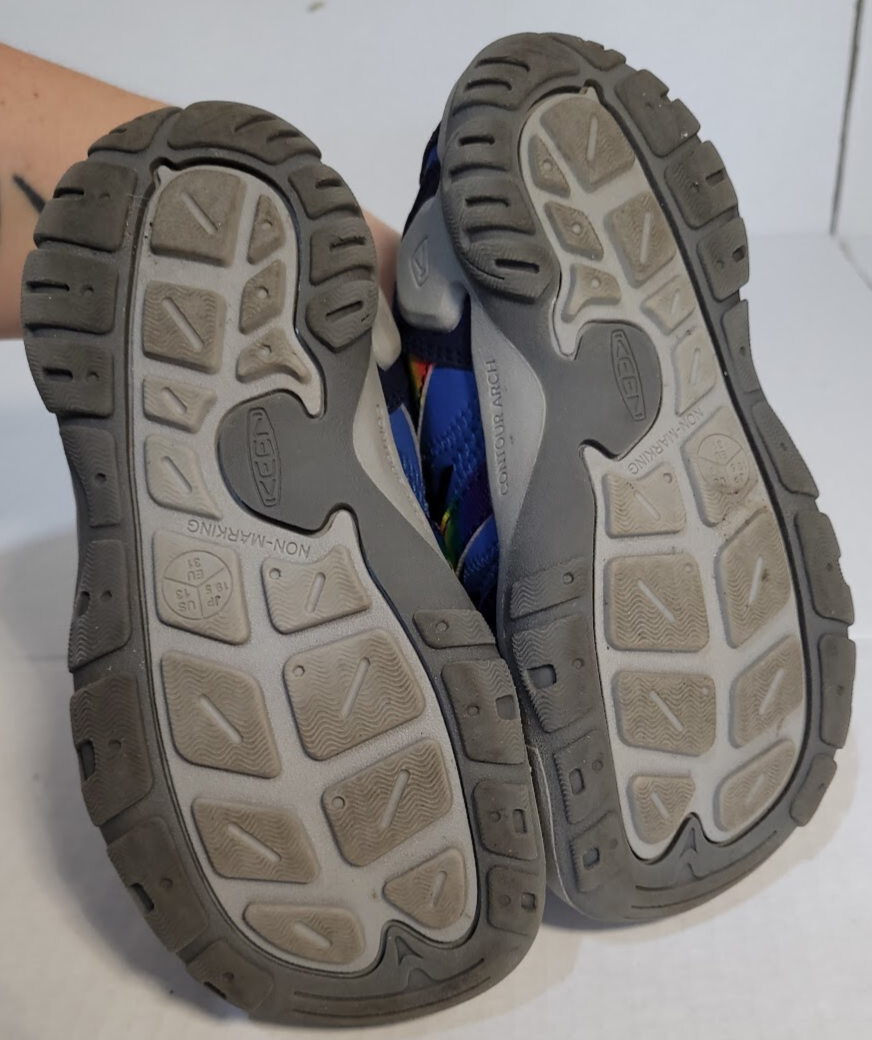 Sandalo Keen bambino 13 blu Rainbow Creek casual campeggio scarpa acqua spiaggia escursione