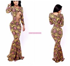 Elegant Stylish Hollow Bandage Bodycon Bodycon Wedding Gown Prom Maxi Long Dress